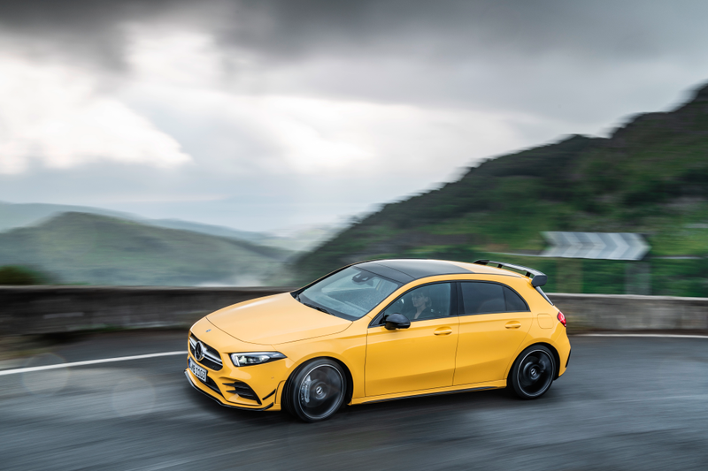 Illustration for article titled 2019 Mercedes-AMG A35: Benz's New Hot Hatch Has Toys for Your Next Track Day
